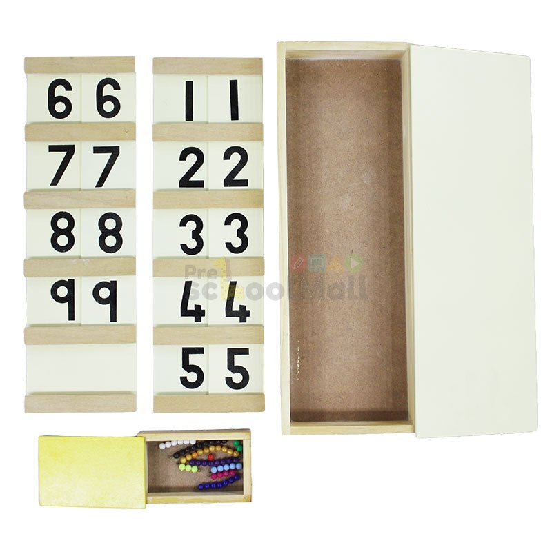 Montessori Wooden DIY Ten Board with Beads - Preschool mall - Preschool Supplies & Educational Toys
