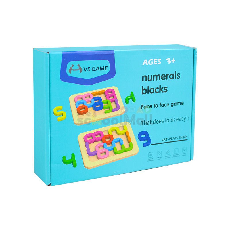 Numerals Blocks face to face game for Kids - Preschool mall - Preschool Supplies & Educational Toys