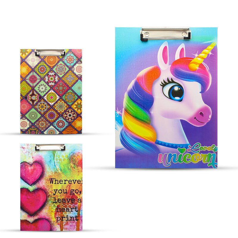 Multicolor Paper Clipboard