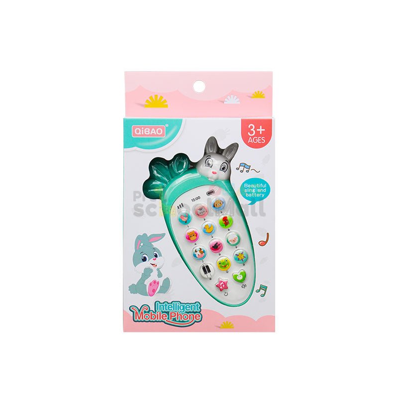 Rabbit Musical Phone Toy with Light - Preschool mall - Preschool Supplies & Educational Toys