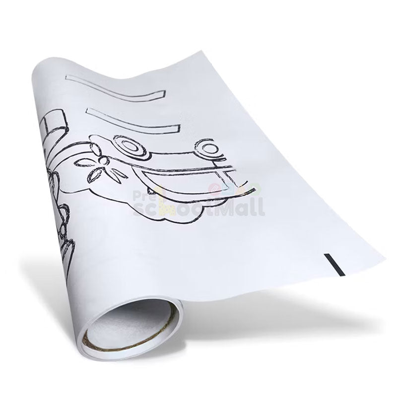 Scroll Painting Paper with 5 Markers - Preschool mall - Preschool Supplies & Educational Toys