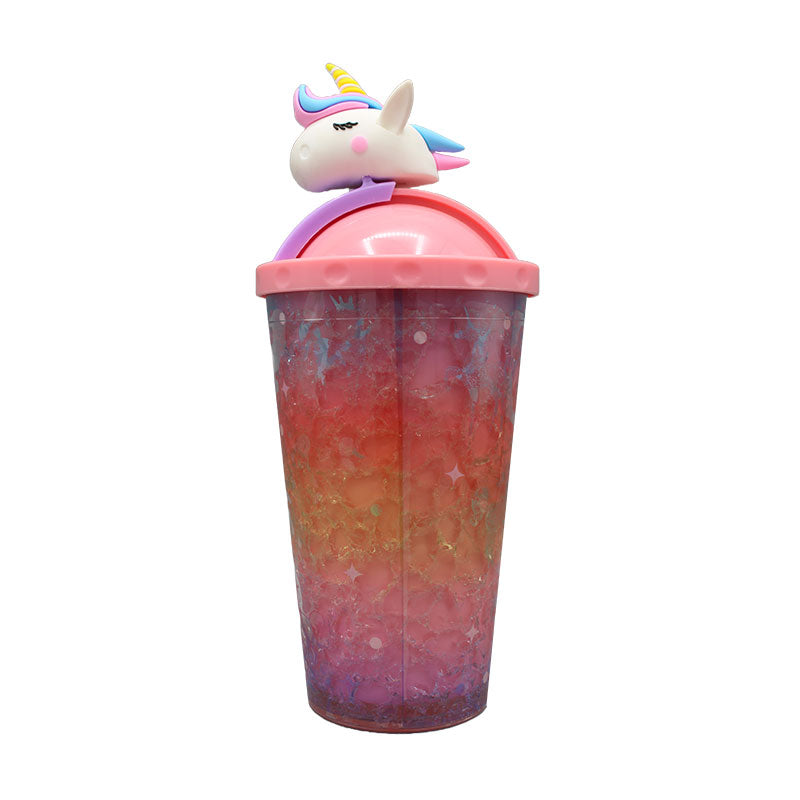 Unicorn Sipper Bottle with Straw