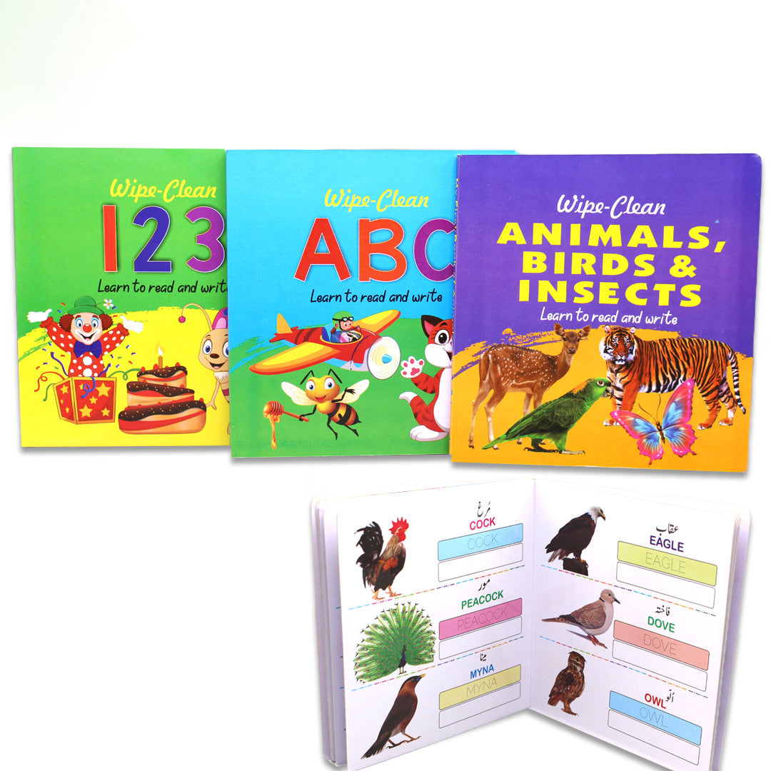 6 Books Wipe & Clean