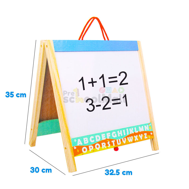 Wooden Magnetic Hand Box Tabletop Drawing Board