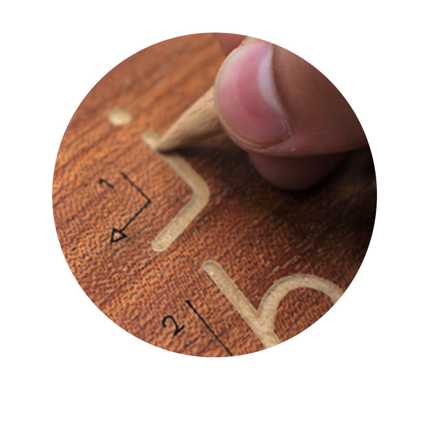 Urdu Haroof e Tahaji Practice Wooden Board