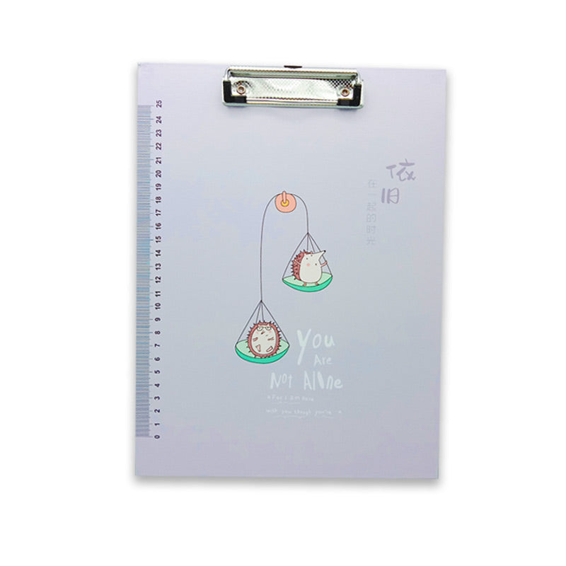 Paper Clipboard with ruler scale