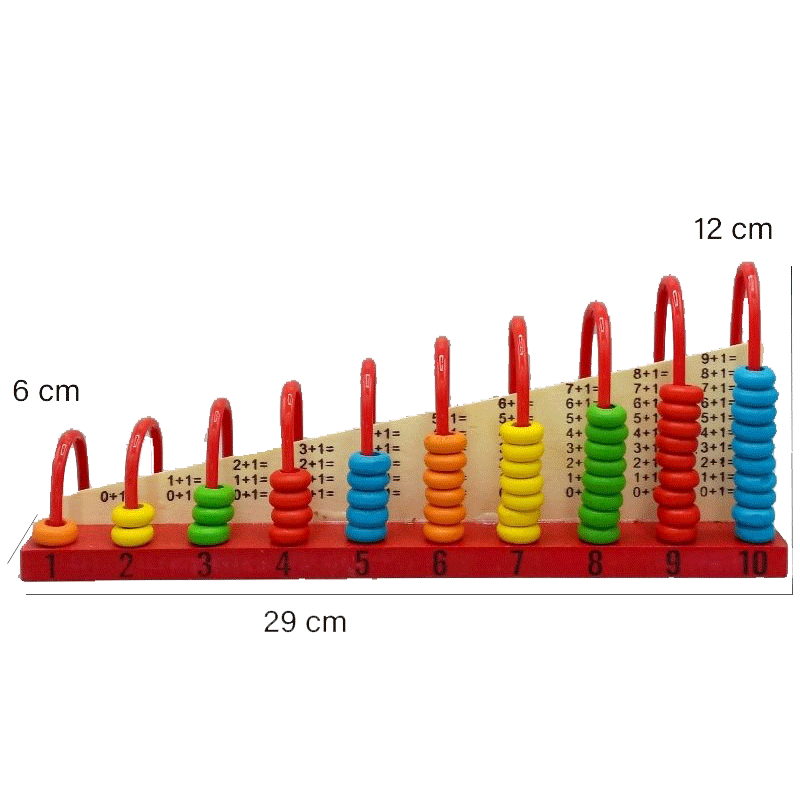 Calculation Shelf - Abacus for Math Skills - Montessori Educational Toy