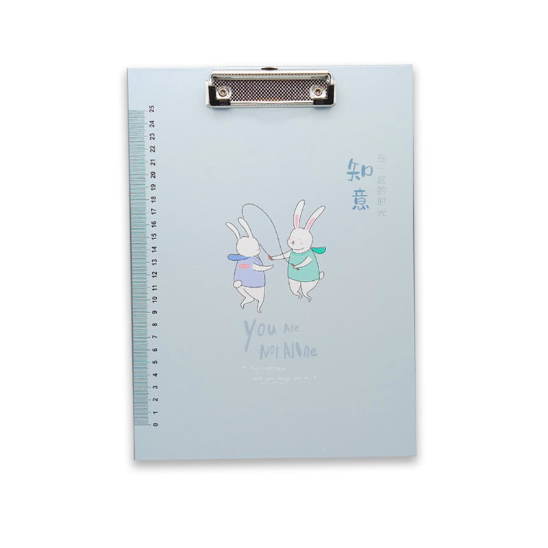 Paper Clipboard with ruler scale