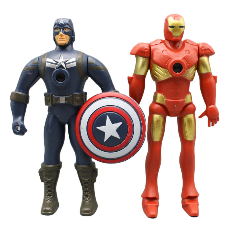 Avengers Action Figures With Projector Function