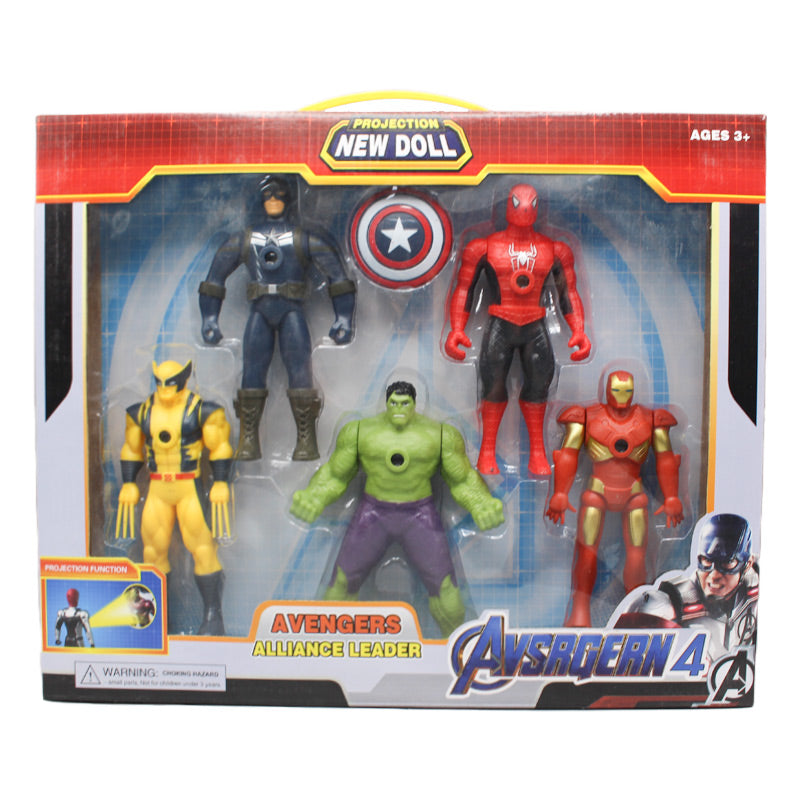 Avengers Action Figures With Projector Function