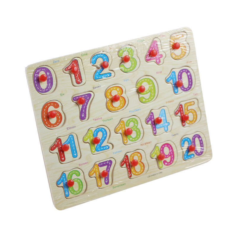 Peg Puzzle Board for Toddlers #02028