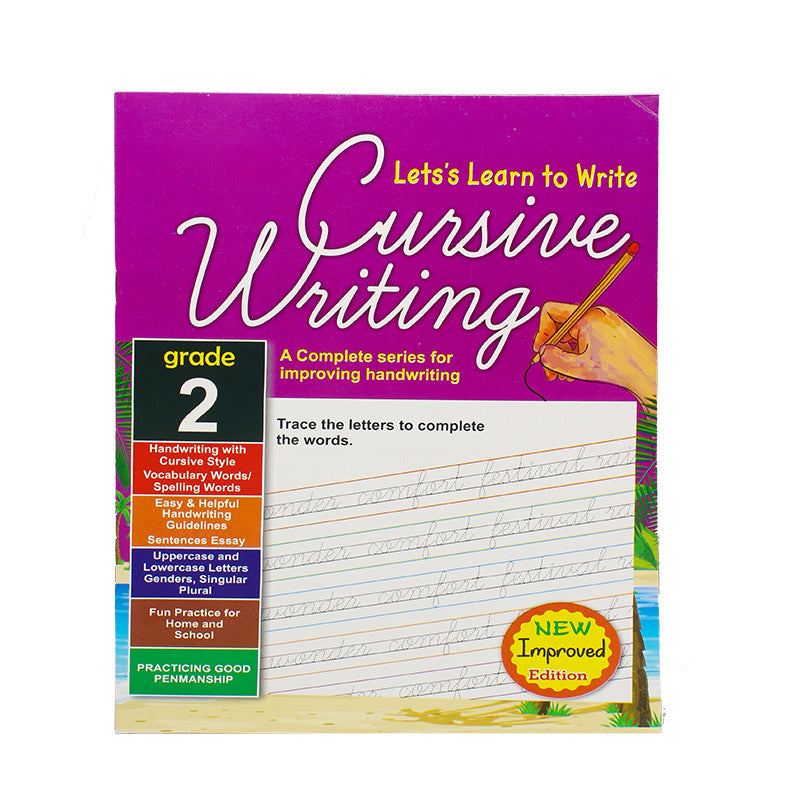 Let’s Learn to Write Cursive writing Books (Grade 0-5)