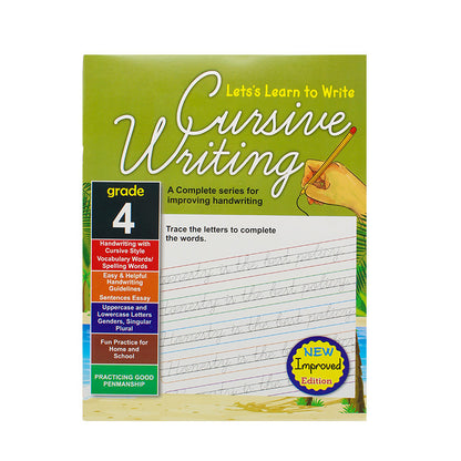Let’s Learn to Write Cursive writing Books (Grade 0-5)