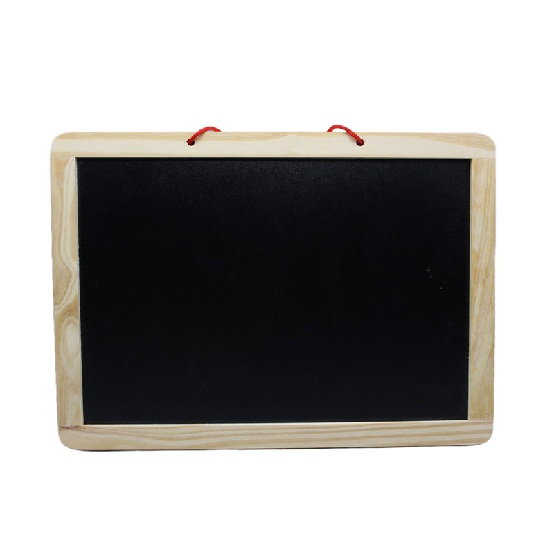 Wooden Black & White Board Medium - Magnetic Alphabets & Numbers