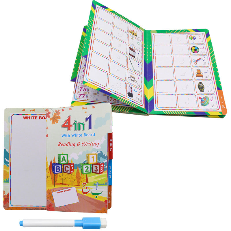 4 in 1 Reading Writing Book – Preschool mall - Preschool Supplies ...