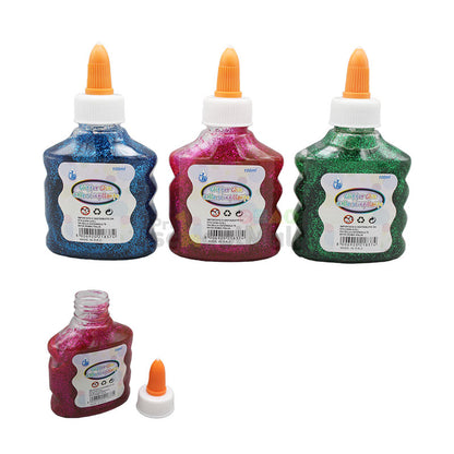 100ml Colored Glitter Glue Bottle