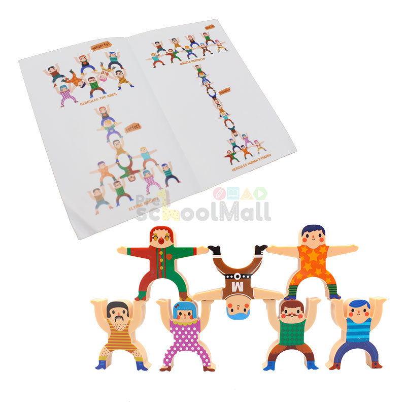 12 Pcs Hercules Club Stacking Blocks