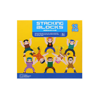 12 Pcs Hercules Club Stacking Blocks