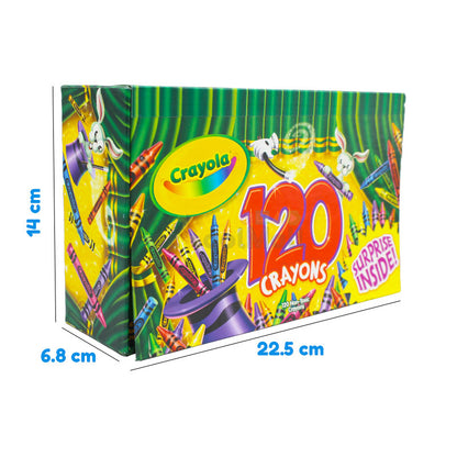 120 Pcs Vibrant Crayon Colors