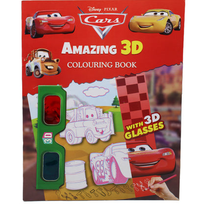 Amazing 3D Coloring Book with Glasses