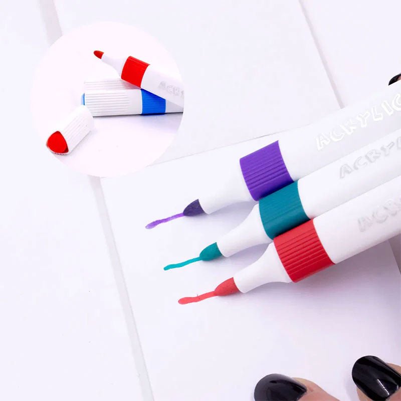 24 Color Acrylic Triangle Markers 2076 - Preschool mall - Preschool Supplies & Educational Toys