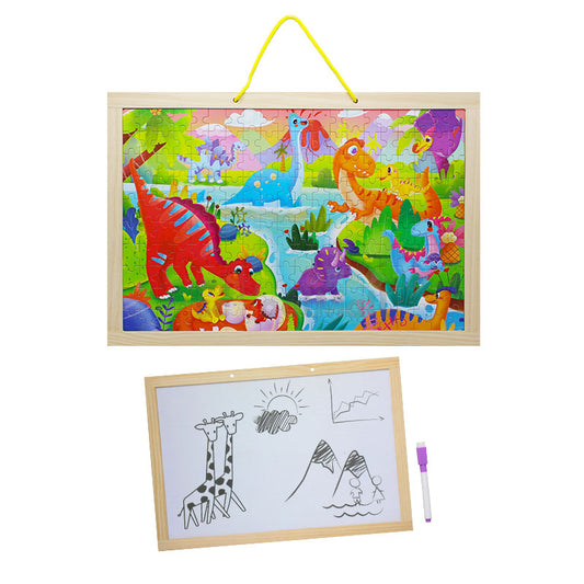 2 in 1 Sketchpad & Puzzle Wooden Board #1877