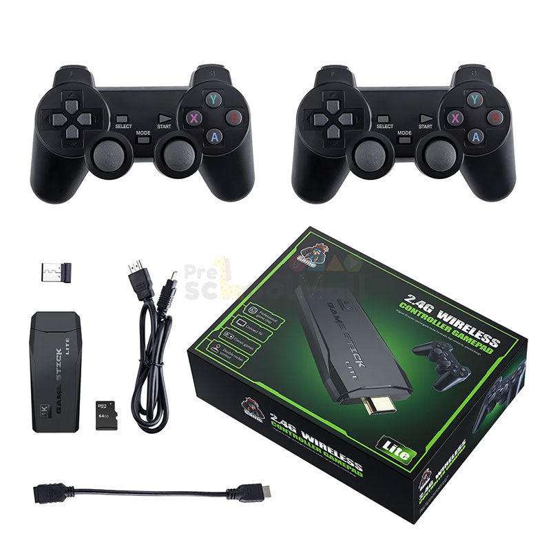 4k 20,000 Games Device with Two Wireless Controllers