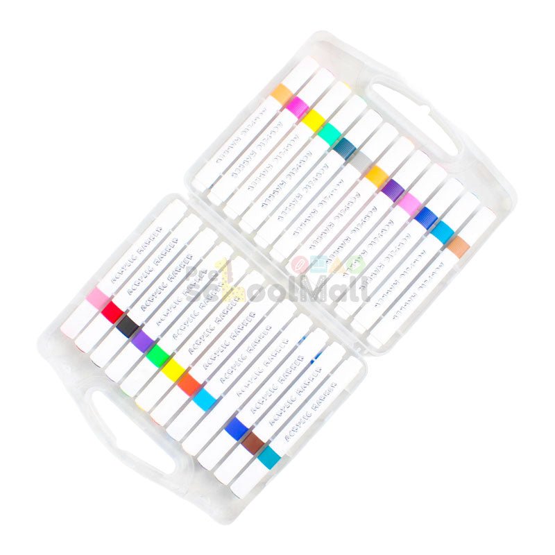 24 Color Acrylic Triangle Markers 2076 - Preschool mall - Preschool Supplies & Educational Toys