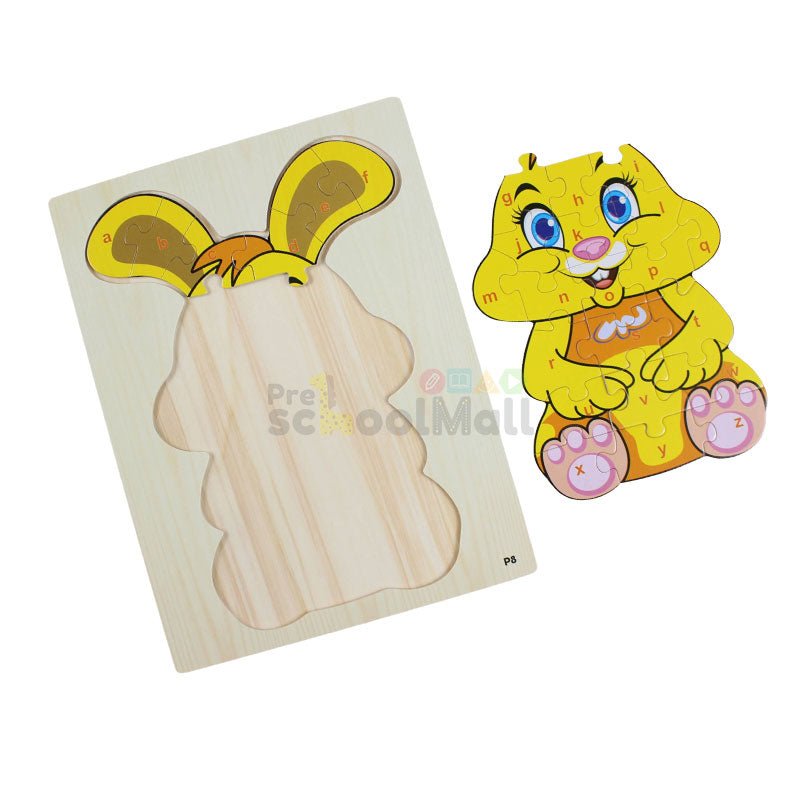 26 Pcs Letters Puzzle Animal Board 2024 - Preschool mall - Preschool Supplies & Educational Toys