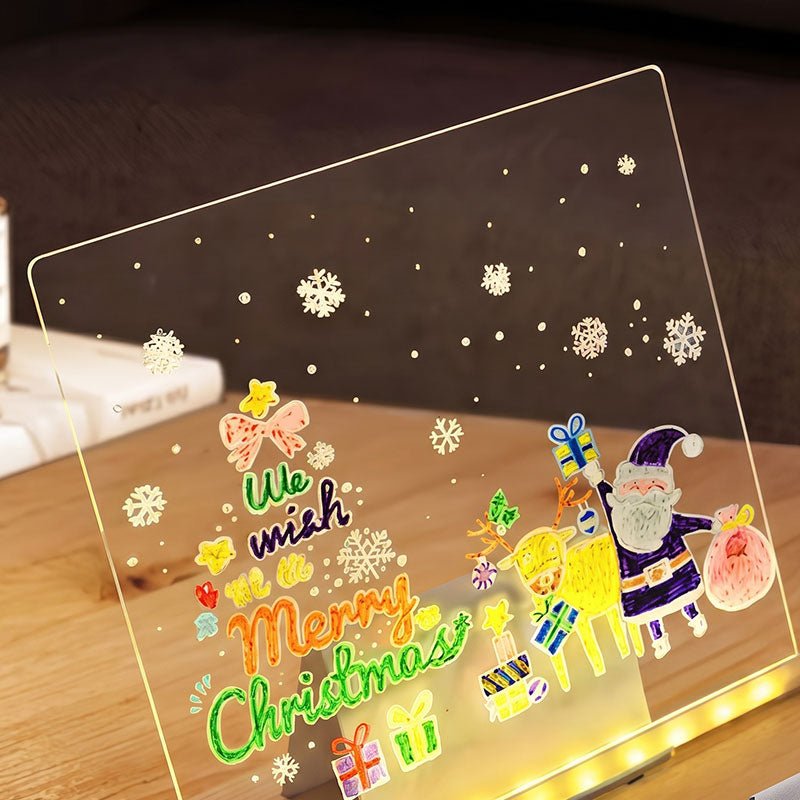DIY Handwriting Doodles Notes Acrylic Luminescent Lamp - Preschool mall - Preschool Supplies & Educational Toys
