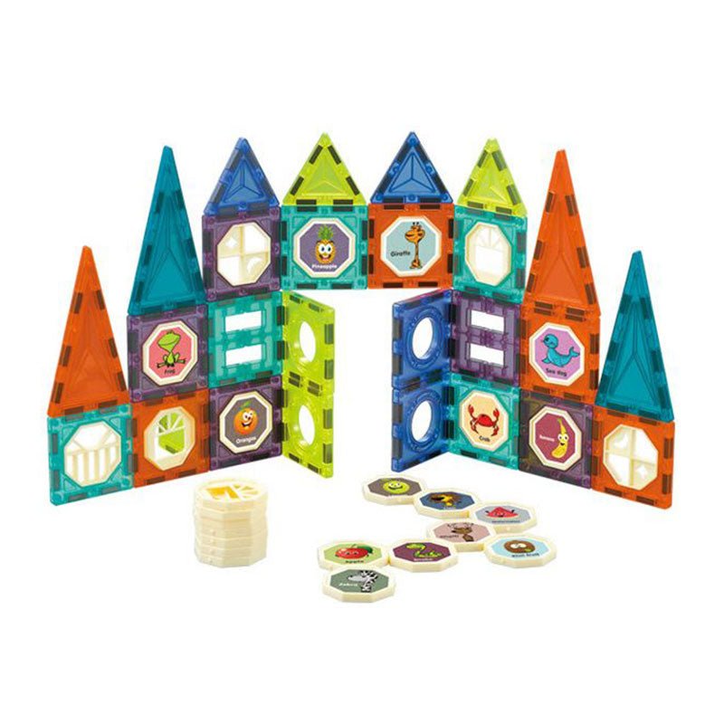 STEM DIY Magic Magnetic Building Blocks 52 Pcs - Preschool mall - Preschool Supplies & Educational Toys