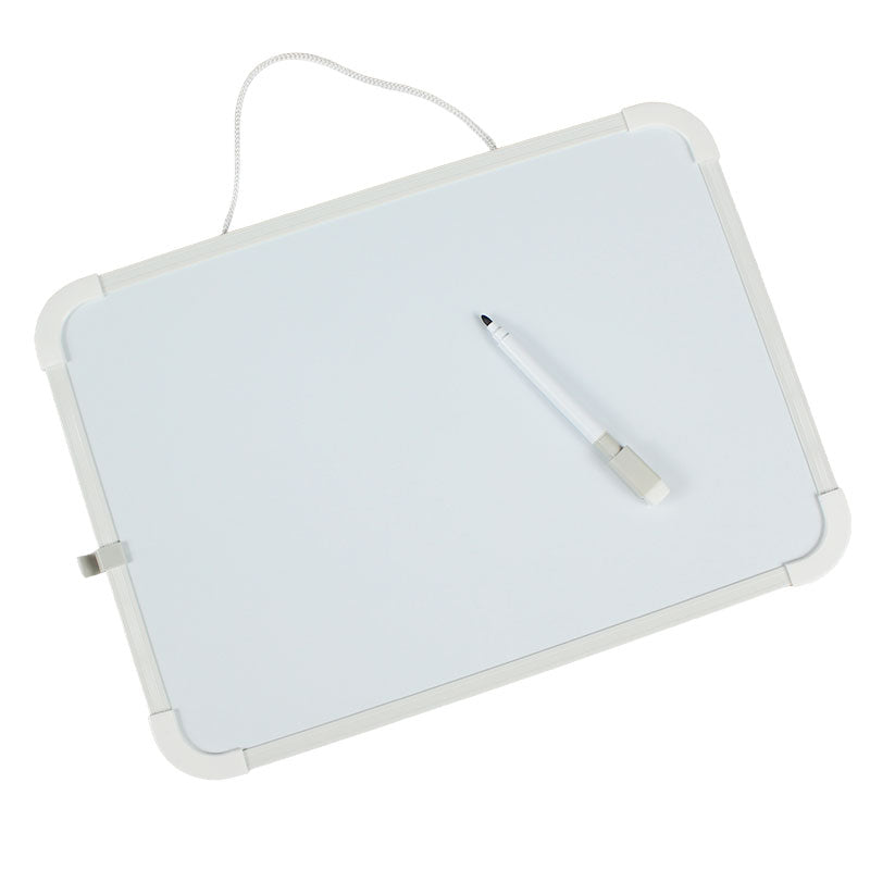 Double Sided Whiteboard with Marker – 14” x 10”