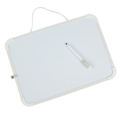 Double Sided Whiteboard with Marker – 14” x 10”