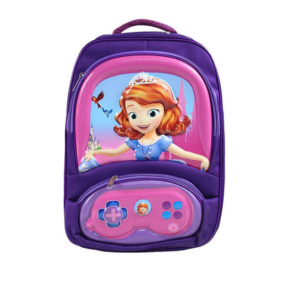 3D Embossed Sofia Trendy School Bag 16 inch 3290 - Preschool mall - Preschool Supplies & Educational Toys