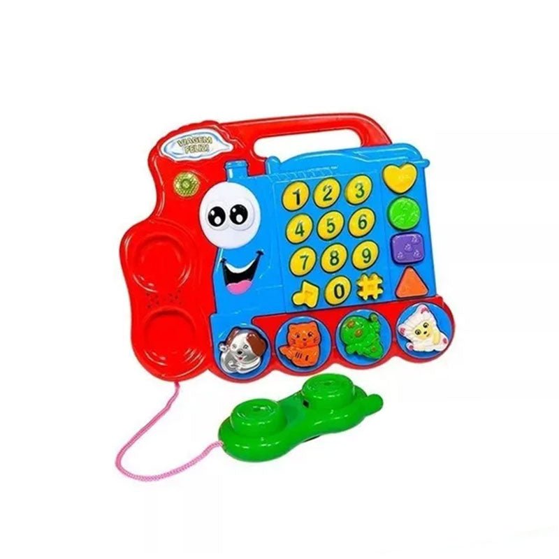 Train Phone With Music and Light - Preschool mall - Preschool Supplies & Educational Toys