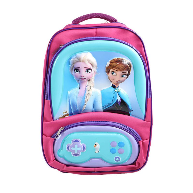 3D Embossed Frozen Trendy School Bag 16 inch 3290 - Preschool mall - Preschool Supplies & Educational Toys