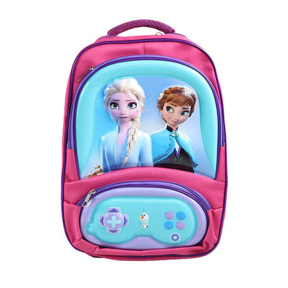 3D Embossed Frozen Trendy School Bag 16 inch 3290 - Preschool mall - Preschool Supplies & Educational Toys