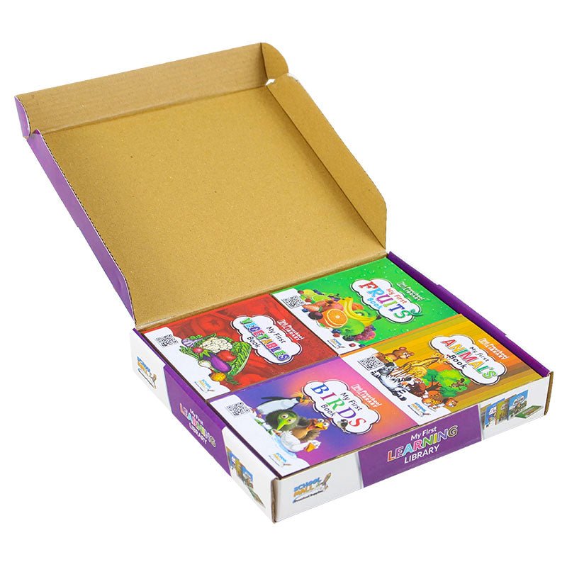 My First Library of 12 Cardboard Books - Preschool mall - Preschool Supplies & Educational Toys