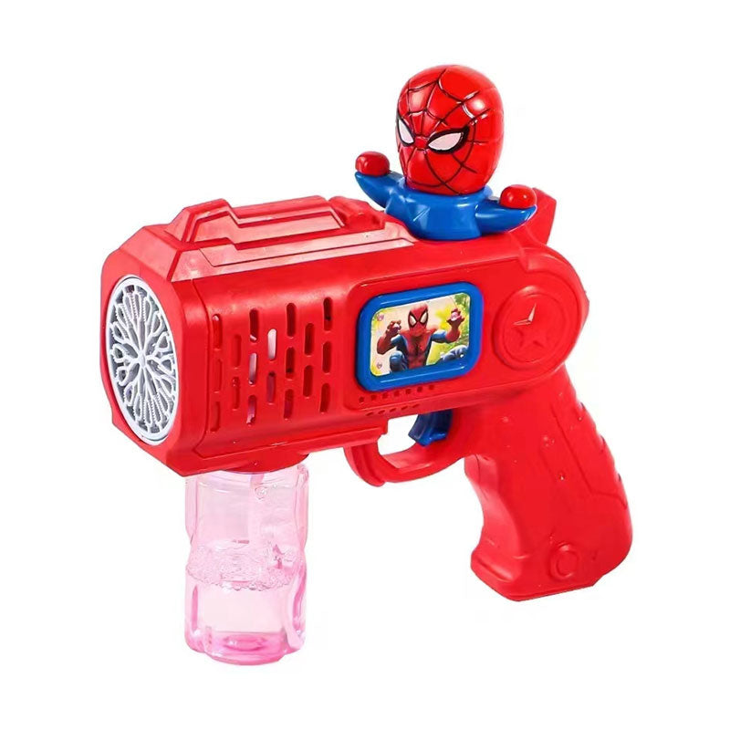 Cartoon Fun Bubble Gun with Light for Kids