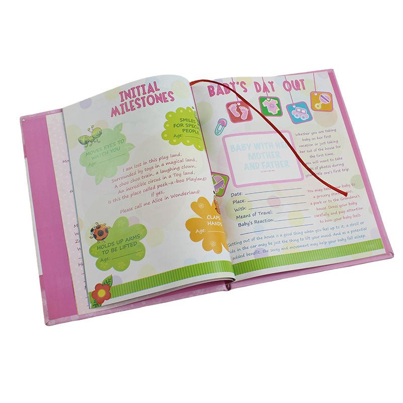 Baby Memories Record Book for Girl - Preschool mall - Preschool Supplies & Educational Toys