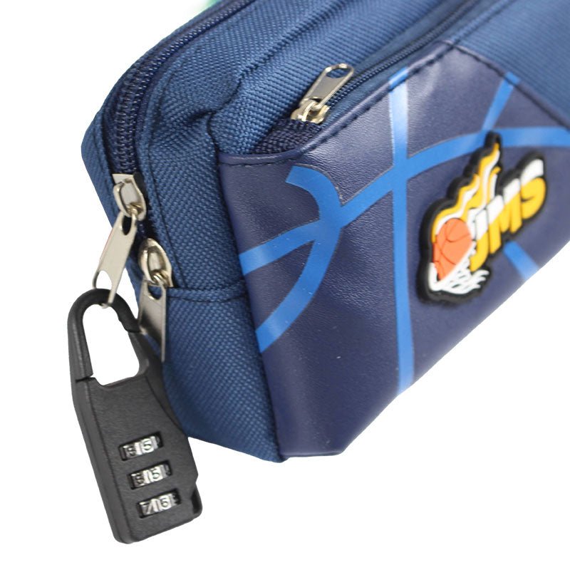 Basketball JMS Zipper Pouch with Lock - Preschool mall - Preschool Supplies & Educational Toys