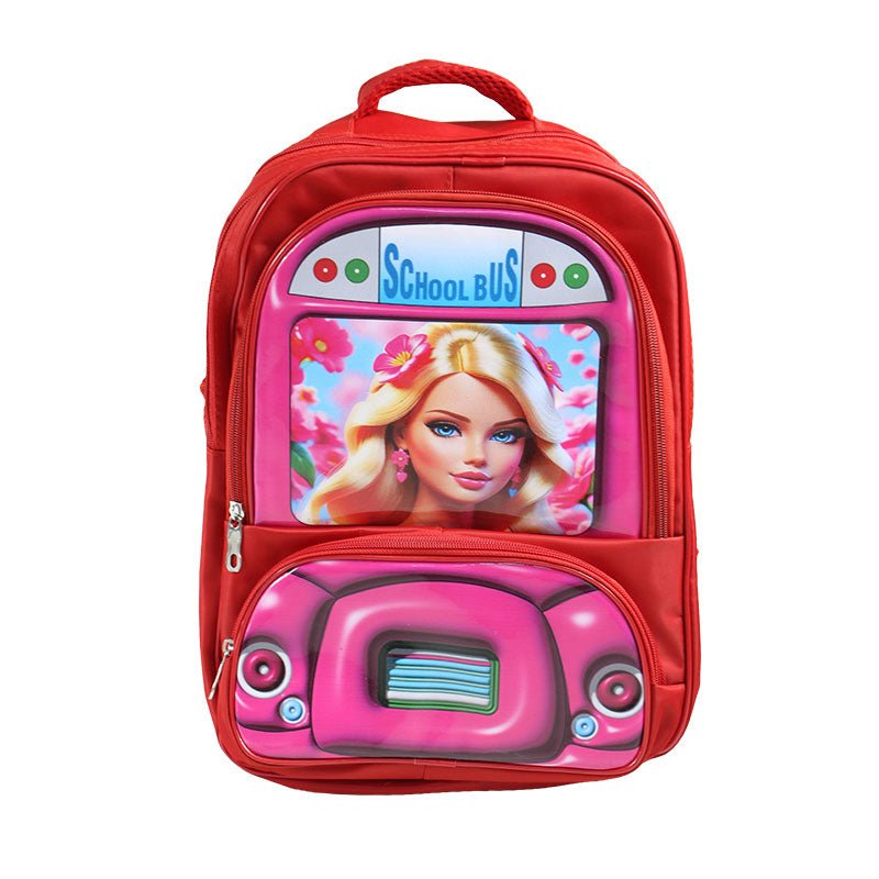 Barbie School Bus Bag for Kids 16 inch 1250 - Preschool mall - Preschool Supplies & Educational Toys