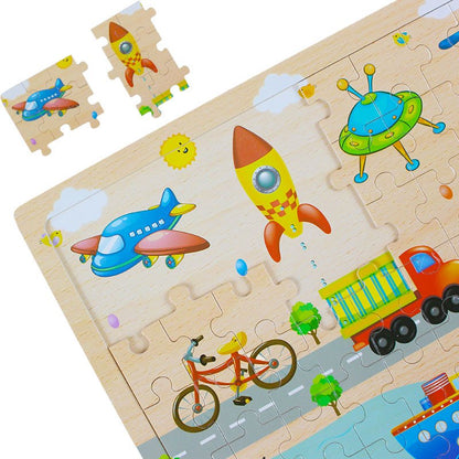 Kids Wooden Educational Puzzle Boards 1993 - Preschool mall - Preschool Supplies & Educational Toys