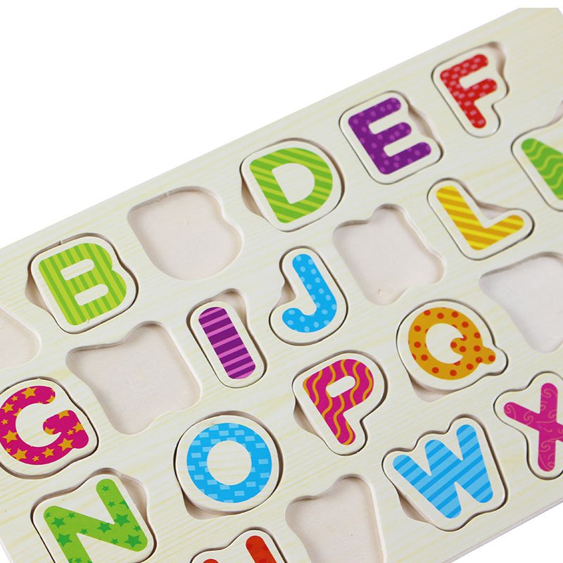Capital & Small Alphabets Wooden Puzzle Board 2027 - Preschool mall - Preschool Supplies & Educational Toys