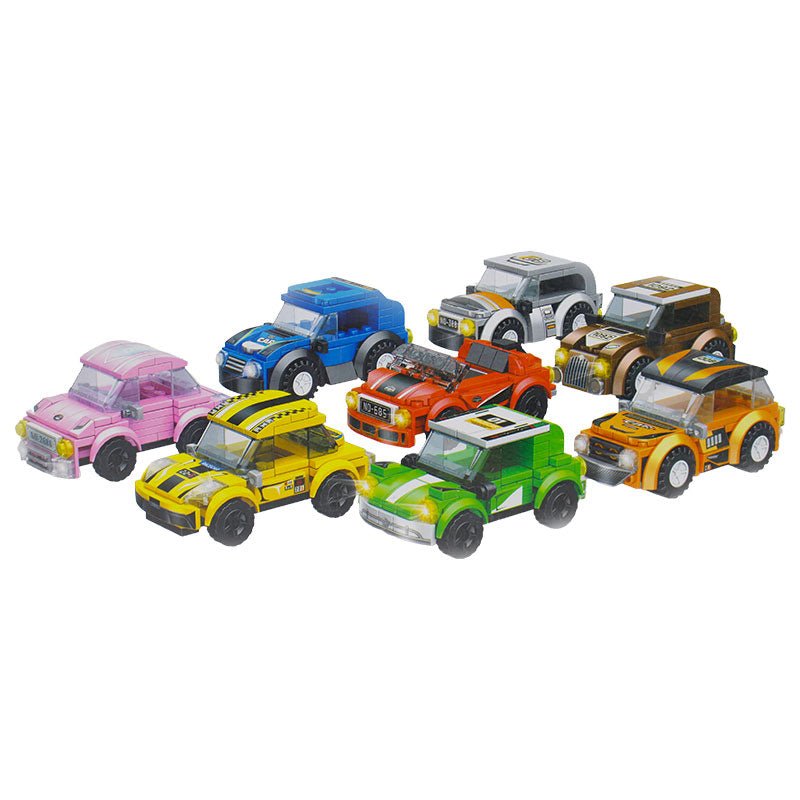 DIY Puzzle Blocks City Series Cars Collection - Preschool mall - Preschool Supplies & Educational Toys