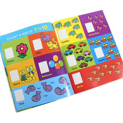 Wipe Clean Book with Marker Numbers - Preschool mall - Preschool Supplies & Educational Toys