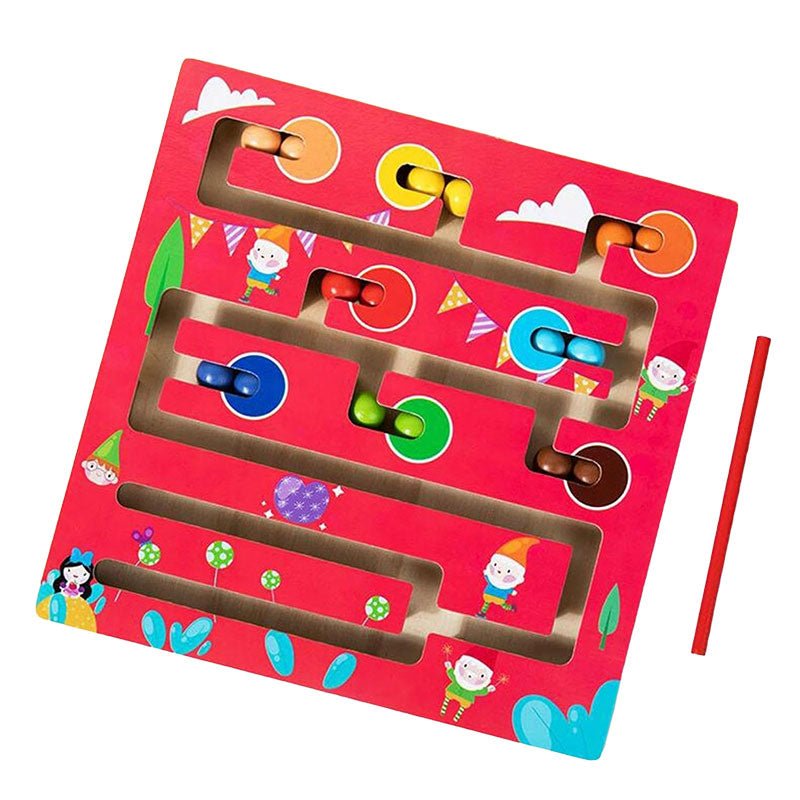 Matching Color Beads Game Wooden - Preschool mall - Preschool Supplies & Educational Toys