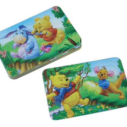 Cute Cartoon Puzzle Set Box 8 Pcs