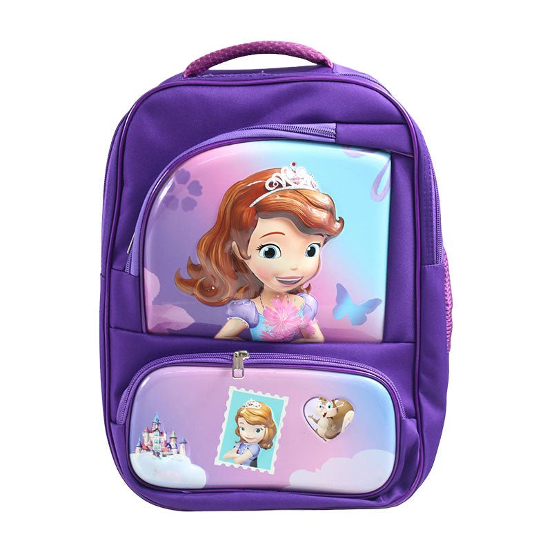 Sofia Style Cartoon Kids Backpack 15 inch 2899 - Preschool mall - Preschool Supplies & Educational Toys
