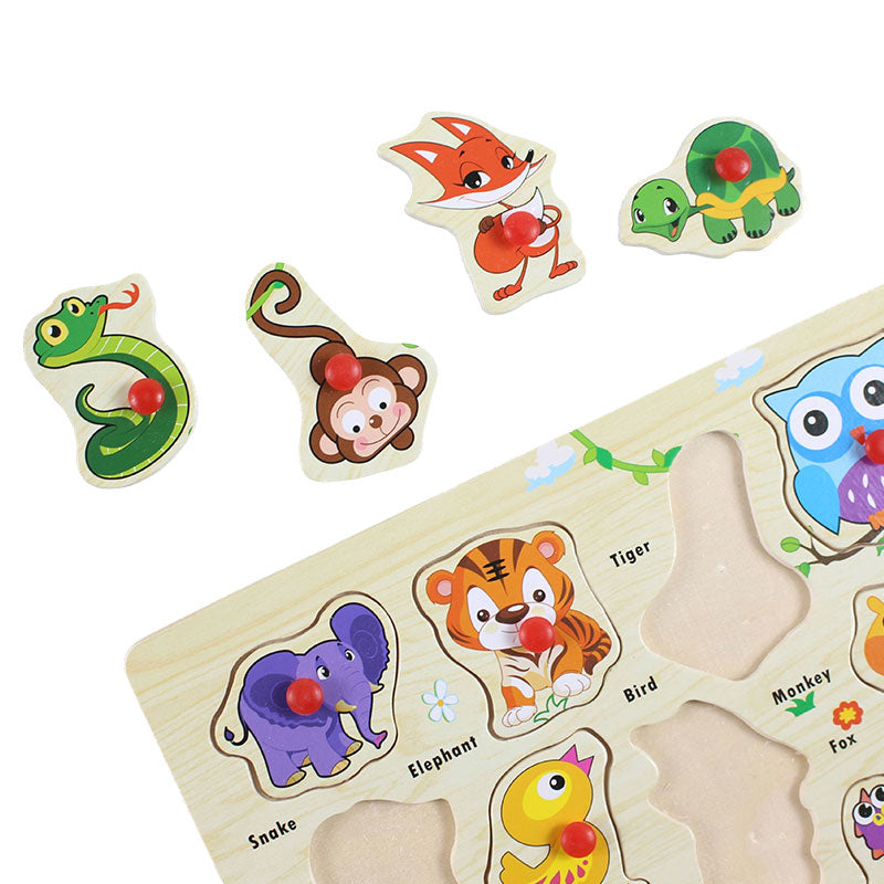 Peg Puzzle Board for Toddlers #02028